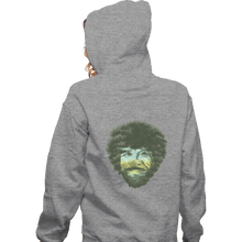 Load image into Gallery viewer, Shirts Zippered Hoodies, Unisex / Small / Sports Grey Bob Ross