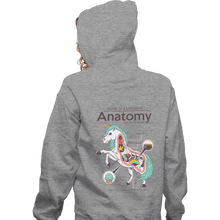 Load image into Gallery viewer, Shirts Zippered Hoodies, Unisex / Small / Sports Grey Anatomy Of A Unicorn