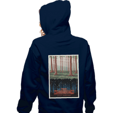 Load image into Gallery viewer, Shirts Zippered Hoodies, Unisex / Small / Navy Visit the Upside Down