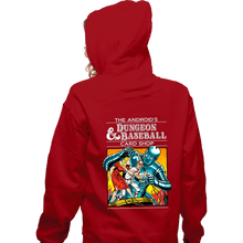 Load image into Gallery viewer, Daily_Deal_Shirts Zippered Hoodies, Unisex / Small / Red The Android's Dungeon & Baseball Card Shop