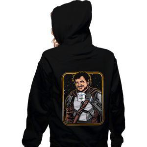 Daily_Deal_Shirts Zippered Hoodies, Unisex / Small / Black Daddy Of The Galaxy