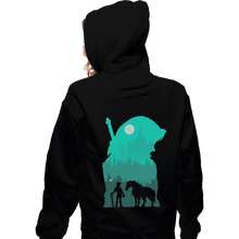 Load image into Gallery viewer, Shirts Pullover Hoodies, Unisex / Small / Black Hylian Silhouette