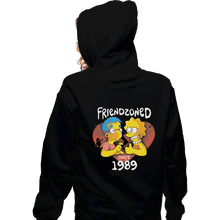 Load image into Gallery viewer, Shirts Zippered Hoodies, Unisex / Small / Black Friendzoned