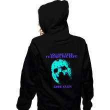 Load image into Gallery viewer, Secret_Shirts Zippered Hoodies, Unisex / Small / Black GAME OVER NES