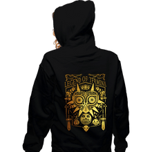 Load image into Gallery viewer, Daily_Deal_Shirts Zippered Hoodies, Unisex / Small / Black Legend Of Termina