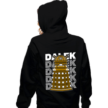 Load image into Gallery viewer, Shirts Zippered Hoodies, Unisex / Small / Black Dalek
