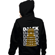 Load image into Gallery viewer, Shirts Zippered Hoodies, Unisex / Small / Black Dalek