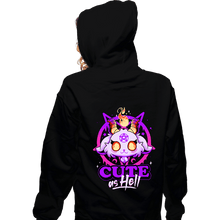Load image into Gallery viewer, Daily_Deal_Shirts Zippered Hoodies, Unisex / Small / Black Cute As Hell Tee