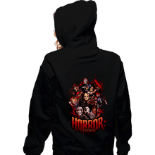 Load image into Gallery viewer, Secret_Shirts Zippered Hoodies, Unisex / Small / Black Horror Legends