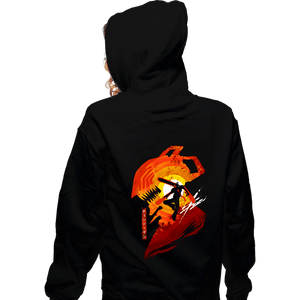 Daily_Deal_Shirts Zippered Hoodies, Unisex / Small / Black The Chainsawman