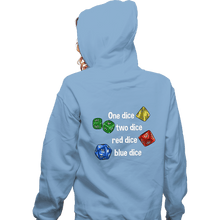 Load image into Gallery viewer, Secret_Shirts Zippered Hoodies, Unisex / Small / Royal Blue Seuss Dice