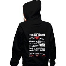 Load image into Gallery viewer, Shirts Zippered Hoodies, Unisex / Small / Black Middle Earth Fest