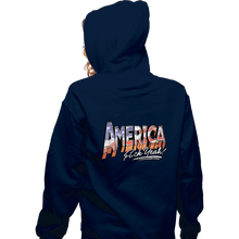 Load image into Gallery viewer, Secret_Shirts Zippered Hoodies, Unisex / Small / Navy F Yeah!