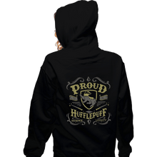 Load image into Gallery viewer, Shirts Zippered Hoodies, Unisex / Small / Black Proud to be a Hufflepuff