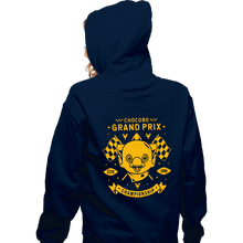 Load image into Gallery viewer, Shirts Zippered Hoodies, Unisex / Small / Navy Chocobo Grand Prix