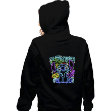 Load image into Gallery viewer, Daily_Deal_Shirts Zippered Hoodies, Unisex / Small / Black Stitch Neon