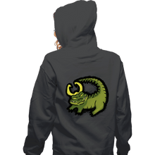 Load image into Gallery viewer, Shirts Zippered Hoodies, Unisex / Small / Dark Heather The Alligator King