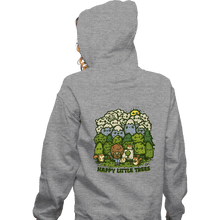 Load image into Gallery viewer, Daily_Deal_Shirts Zippered Hoodies, Unisex / Small / Sports Grey Happy Trees