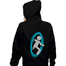 Load image into Gallery viewer, Shirts Zippered Hoodies, Unisex / Small / Black Portal A