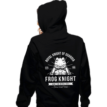 Load image into Gallery viewer, Shirts Zippered Hoodies, Unisex / Small / Black Frog Knight