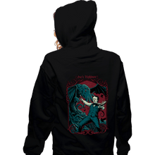 Load image into Gallery viewer, Secret_Shirts Zippered Hoodies, Unisex / Small / Black Poe's Nightmare