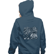 Load image into Gallery viewer, Shirts Zippered Hoodies, Unisex / Small / Indigo Blue Fun With Old Friends