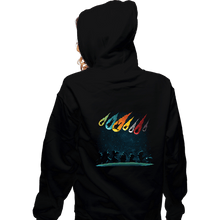 Load image into Gallery viewer, Secret_Shirts Zippered Hoodies, Unisex / Small / Black Digiwish