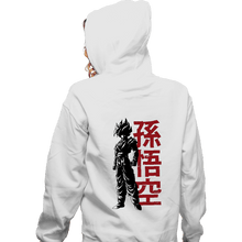 Load image into Gallery viewer, Shirts Zippered Hoodies, Unisex / Small / White The Super Saiyan