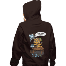 Load image into Gallery viewer, Shirts Pullover Hoodies, Unisex / Small / Dark Chocolate Linkitty