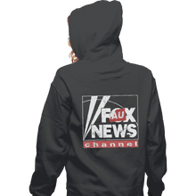 Load image into Gallery viewer, Shirts Zippered Hoodies, Unisex / Small / Dark Heather Faux News