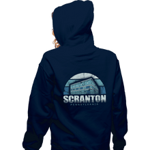 Load image into Gallery viewer, Shirts Zippered Hoodies, Unisex / Small / Navy Vintage Scranton