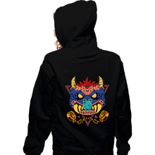 Load image into Gallery viewer, Daily_Deal_Shirts Zippered Hoodies, Unisex / Small / Black Unchained