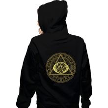 Load image into Gallery viewer, Secret_Shirts Zippered Hoodies, Unisex / Small / Black Supreme