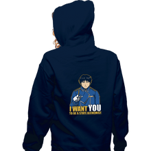 Load image into Gallery viewer, Shirts Zippered Hoodies, Unisex / Small / Navy Uncle Roy