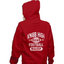 Load image into Gallery viewer, Shirts Pullover Hoodies, Unisex / Small / Red Knibb High Football Rules