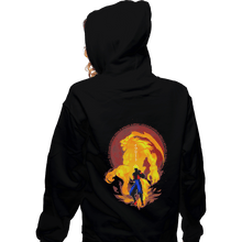 Load image into Gallery viewer, Shirts Zippered Hoodies, Unisex / Small / Black Hellfire