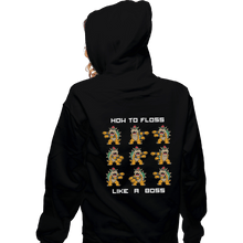 Load image into Gallery viewer, Shirts Zippered Hoodies, Unisex / Small / Black Floss Boss