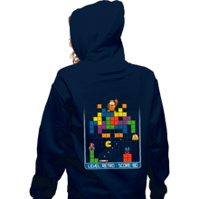 Load image into Gallery viewer, Daily_Deal_Shirts Zippered Hoodies, Unisex / Small / Navy Gamer Nostalgia