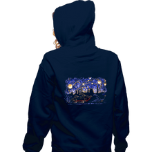 Load image into Gallery viewer, Daily_Deal_Shirts Zippered Hoodies, Unisex / Small / Navy Starry Canyon
