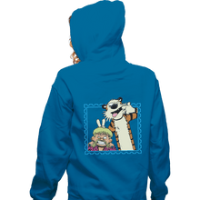 Load image into Gallery viewer, Shirts Pullover Hoodies, Unisex / Small / Sapphire Exotic Joe and Tiger