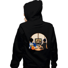 Load image into Gallery viewer, Daily_Deal_Shirts Zippered Hoodies, Unisex / Small / Black VCR And Relax