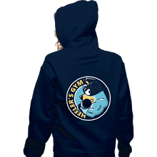 Load image into Gallery viewer, Daily_Deal_Shirts Zippered Hoodies, Unisex / Small / Navy Heeler's Gym