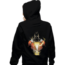 Load image into Gallery viewer, Shirts Zippered Hoodies, Unisex / Small / Black S H A Z A M
