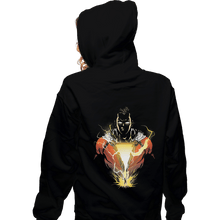 Load image into Gallery viewer, Shirts Zippered Hoodies, Unisex / Small / Black S H A Z A M