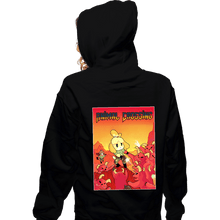 Load image into Gallery viewer, Secret_Shirts Zippered Hoodies, Unisex / Small / Black Doom Crossing!