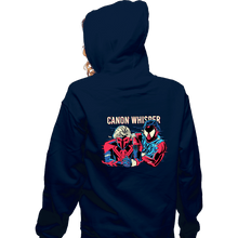 Load image into Gallery viewer, Daily_Deal_Shirts Zippered Hoodies, Unisex / Small / Navy Canon Whisper
