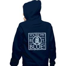 Load image into Gallery viewer, Shirts Zippered Hoodies, Unisex / Small / Navy Blue