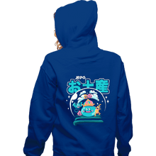 Load image into Gallery viewer, Shirts Zippered Hoodies, Unisex / Small / Royal Blue JRPG Souvenir Slimes