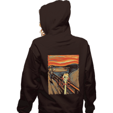Load image into Gallery viewer, Shirts Pullover Hoodies, Unisex / Small / Dark Chocolate Screaming Forky
