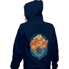 Load image into Gallery viewer, Shirts Zippered Hoodies, Unisex / Small / Navy Alchemist Of Steel